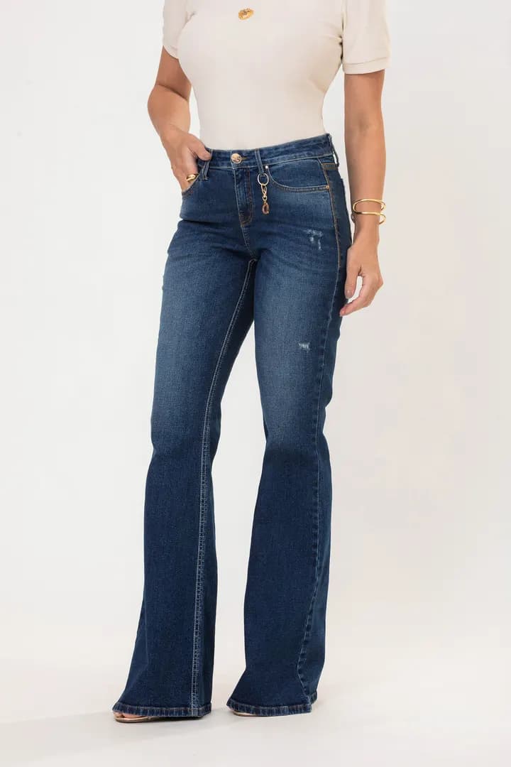 CALÇA FEMININA JEANS SOFIA BOOTCUT 84