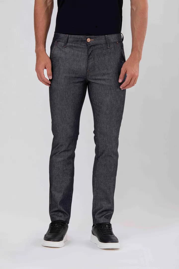 Calça Masculina Jeans Daniel Slim - Jeans Escuro