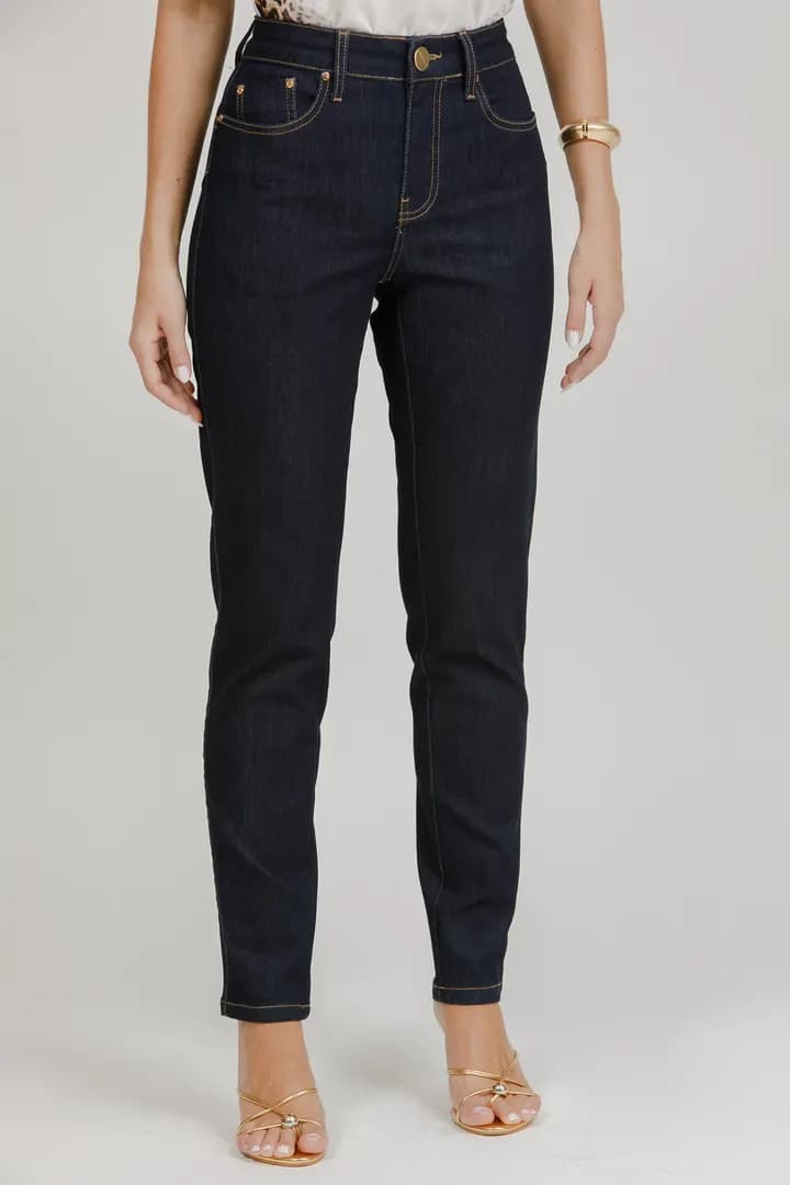 Calça Feminina Jeans Sofia Skinny - Jeans Escuro